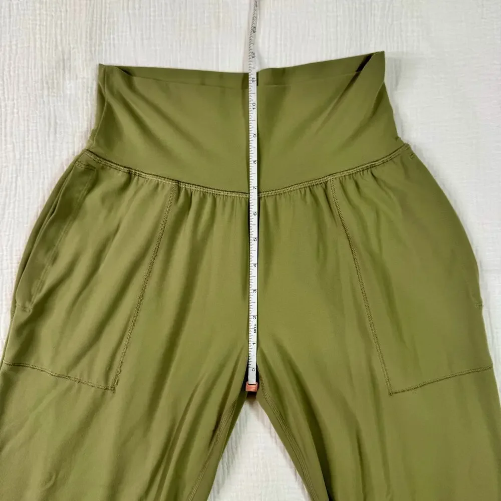 Athleta Salutation Cargo Jogger Pants Women's XS Olive Green Athleisure Pilates - Picture 7 of 16